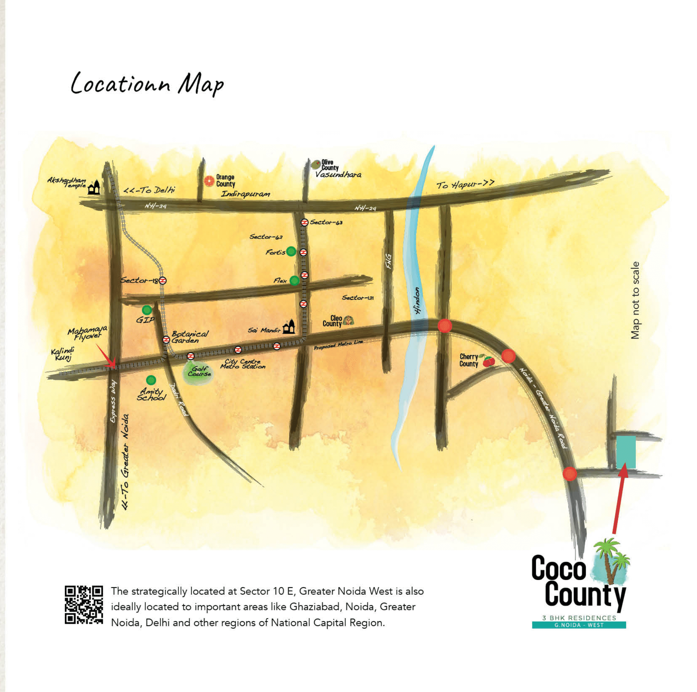 Coco County Location Map